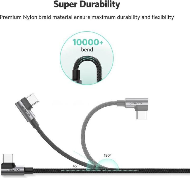 Produktbild Ugreen USB A — USB C (1 m, USB 2.0, 60 W)