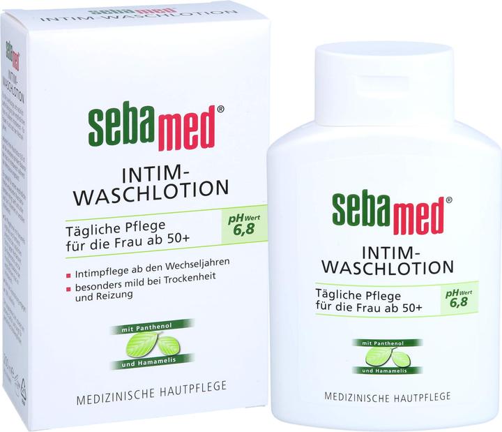 Produktbild Sebamed Intim-Waschlotion tägliche Pflege für die Frau ab 50+, 200 ml Flüssigseife (200 ml, Intimwaschlotion)
