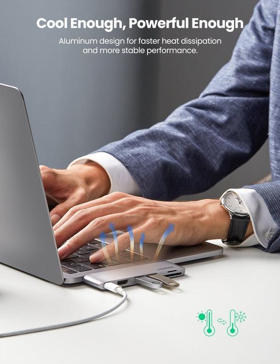 Produktbild Ugreen CM380 (USB-C, 6 Ports)