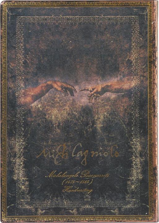 Produktbild Paperblanks Softcover Flexis - Michelangelo, Handschrift - Midi - Unliniert (Harter Einband)