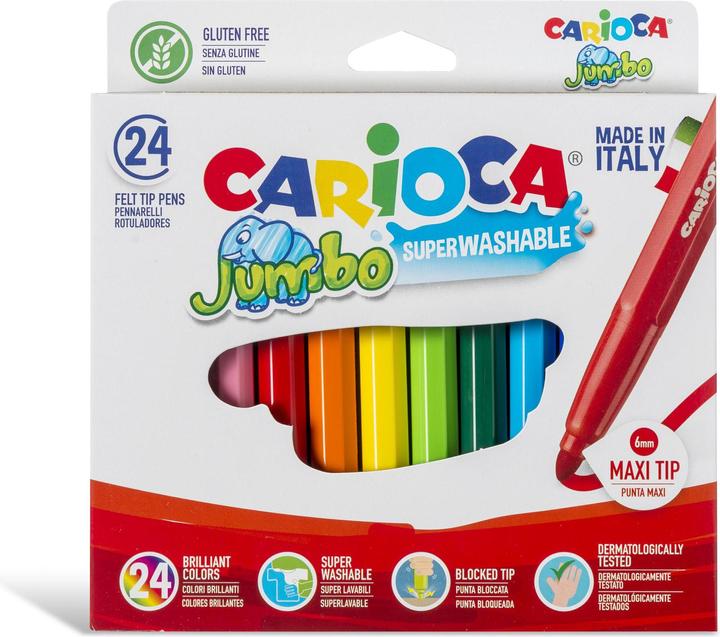 Carioca Jumbo Box E-6 (Mehrfarbig, 24 x)