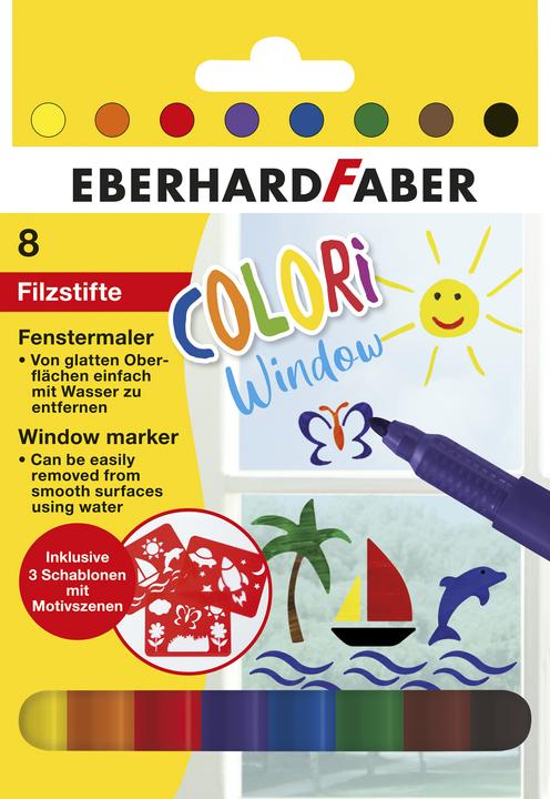Produktbild EberhardFaber Filzstifte Fenstermaler (Sortiert)