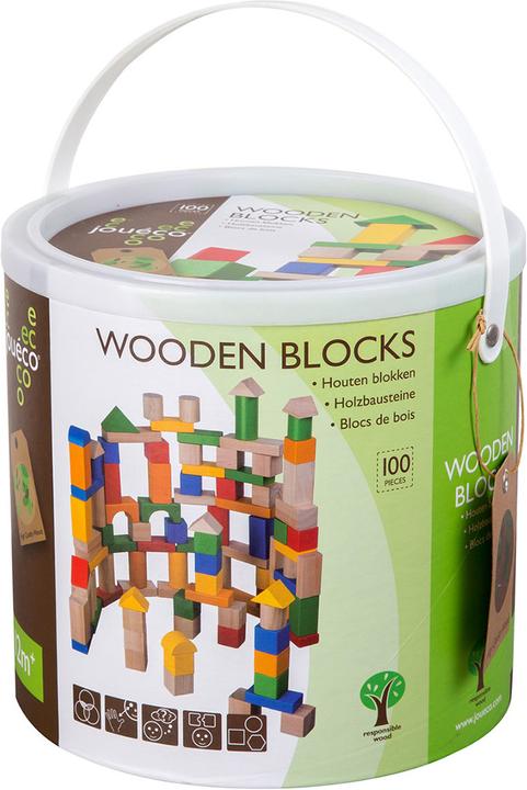 Actual product image Jouéco Houten Blokken, 100st.