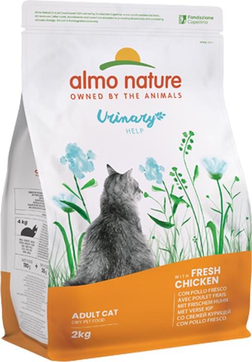 Almo Nature Adult Urinary with vištiena - dry cat food - 2kg (Adult, 1 pcs., 2000 g)