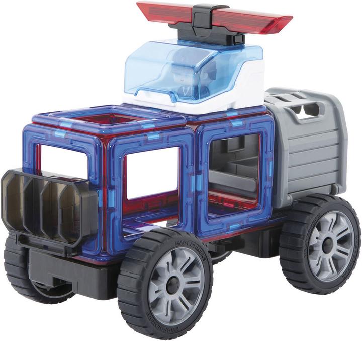 Actual product image Magformers Amazing Police & Rescue Set