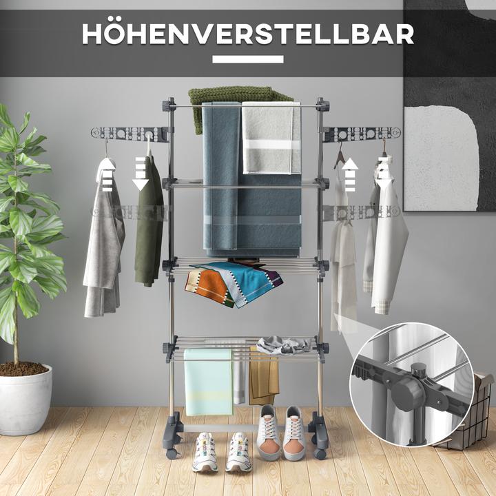Image du produit Homcom Séchoir à linge (1.42 m)