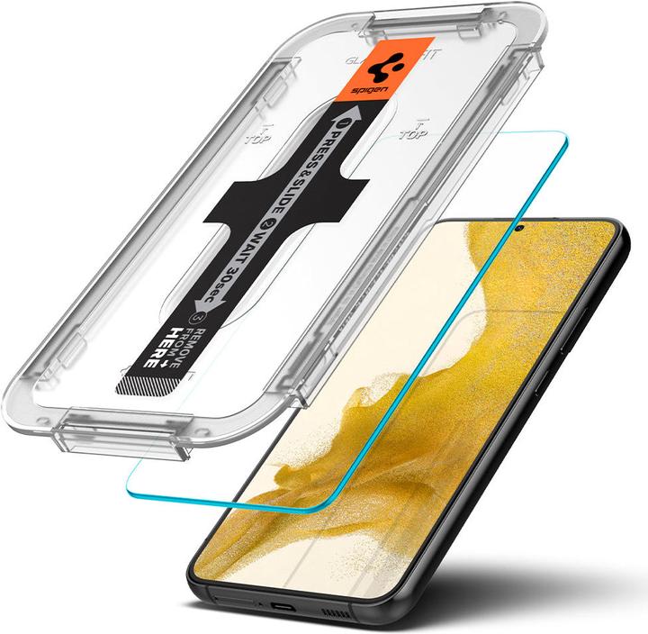 Actual product image Spigen Tempered Glass Glass.Tr Ez Fit 2-Pack Galaxy S22+ Plus (1 Piece, Samsung Galaxy S21)