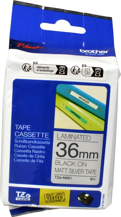 Actual product image Brother P-Touch (3.60 cm, Silver)