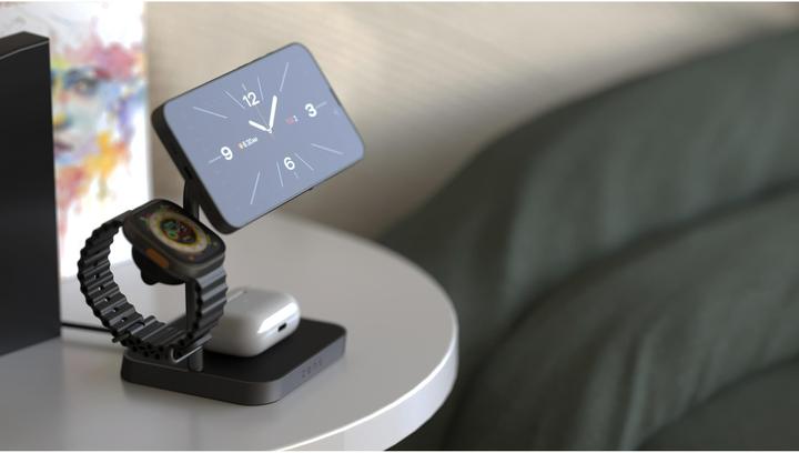 Actual product image Zens 1x 15W Qi2, 1x 5W Apple Watch, 1x 5W Qi incl. charger (15 W)