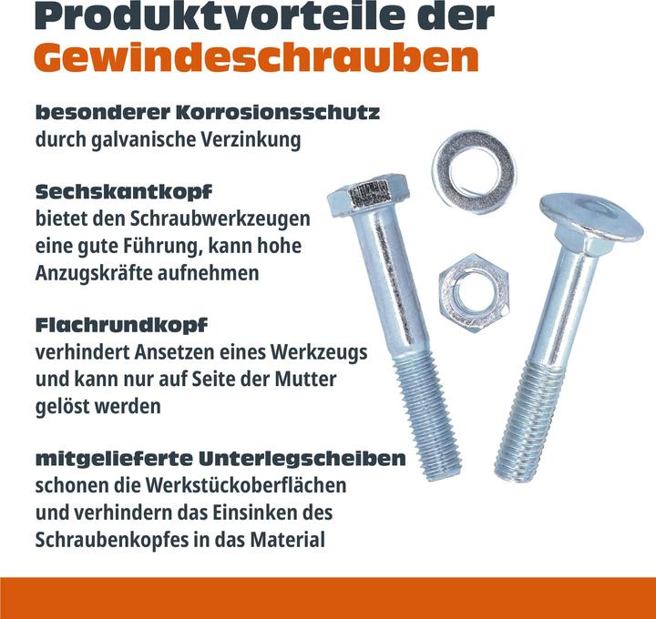 Produktbild Helpmate Gewindeschrauben-Set (480 Schrauben pro Stück)