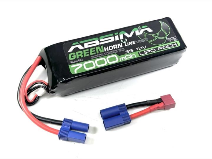 Actual product image Absima Greenhorn Vol.2 LiPo 3S 11,1V-50C 7000 SC (EC5/T-Plug) (11.10 V, 7000 mAh)