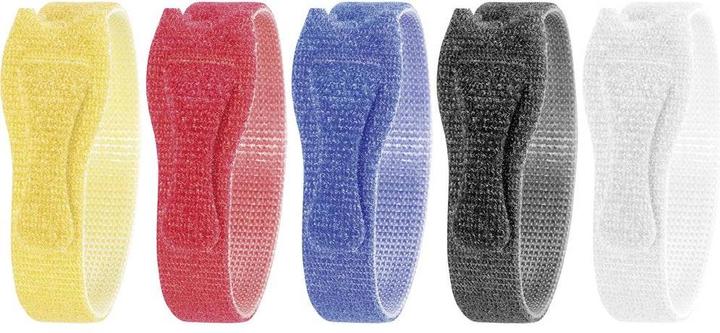 Image du produit Toolcraft Collier de serrage auto-agrippant ETK-1 (Serre-câbles velcro, 200 mm, 20 pcs)