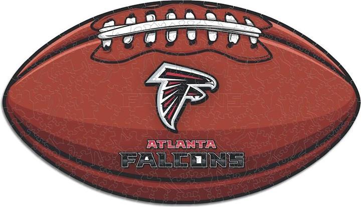 Produktbild Iconic NFL - Atlanta Falcons – Football mit Logo - Holz Puzzle Grösse L (500 Teile) (500 Teile)