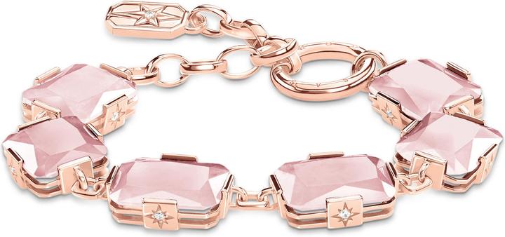 Thomas Sabo Armband (19 cm, 925 Sterlingsilber, 750 Roségold Vergoldung)