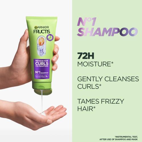 Actual product image Garnier Fructis Method For Curls Shampoo (200 ml, Liquid shampoo)