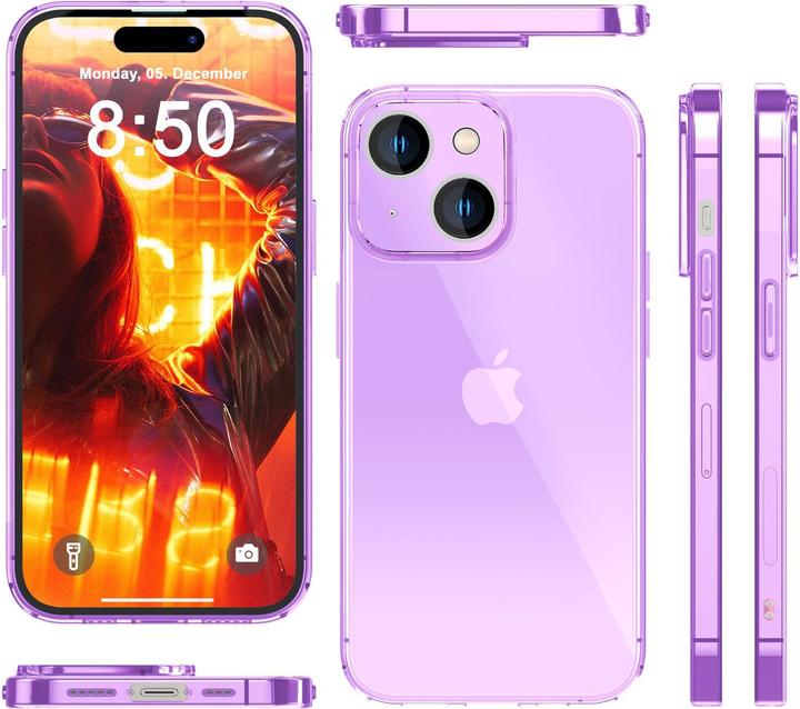 Immagine prodotto Nalia Copertura in silicone trasparente al neon (Apple iPhone 15 Plus)