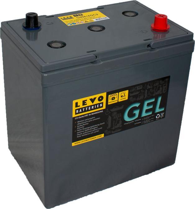 Image du produit Levo Batterie gel semi-traction 6V 206Ah C20 (6 V, 206 Ah)