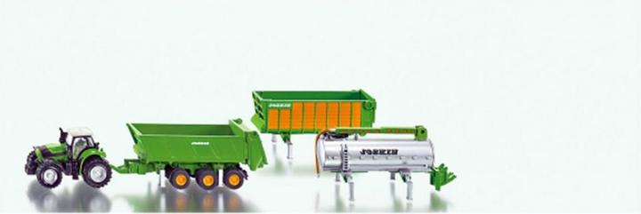 Actual product image Siku Tractor Deutz with trailer set