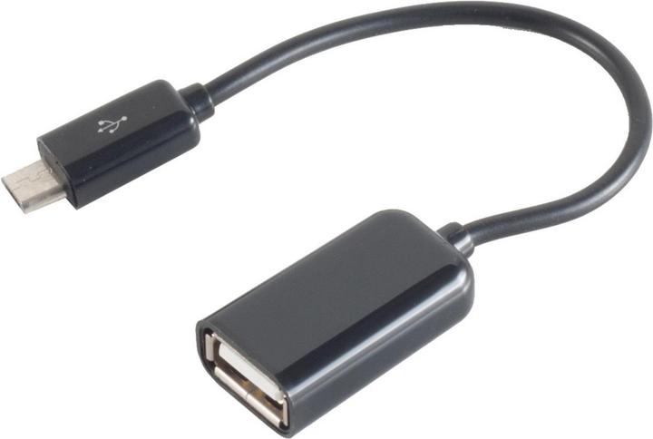 Immagine prodotto Shiverpeaks S/CONN massima connettività Cavo adattatore smartphone-USB-OTG (On-the-go), spina micro USB T (0.10 m, USB 2.0)