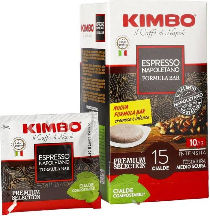 Actual product image Kimbo Espresso Napoletano - Formula Bar (15 x Port.)