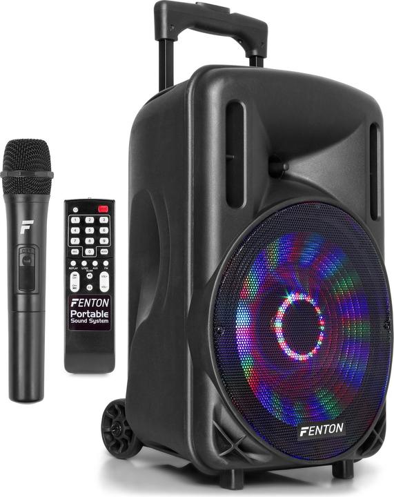 Fenton FT10LED Altoparlante attivo per carrelli (Attivo, 1x 450 W)