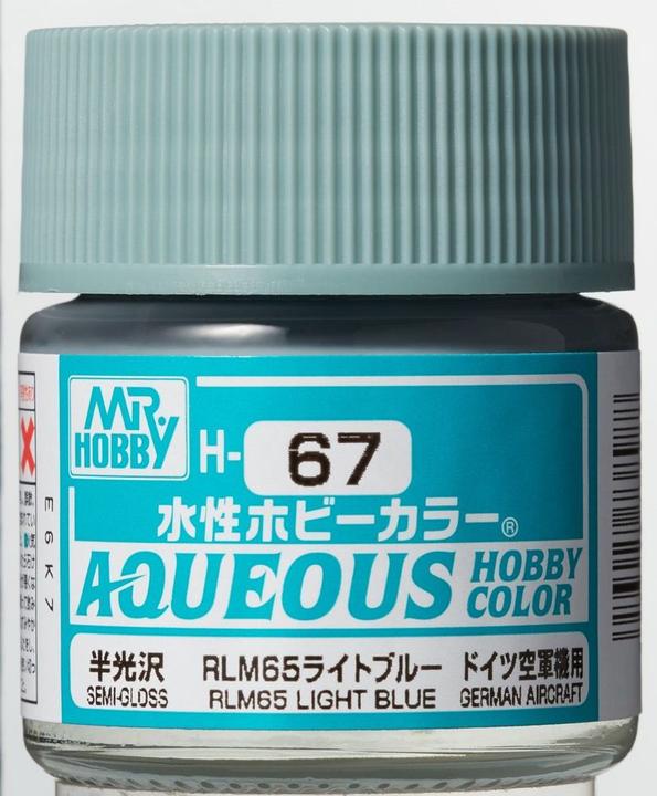 Immagine prodotto Mr.Hobby Mr Hobby - Colori acquosi per hobby (10 ml) RLM65 Azzurro