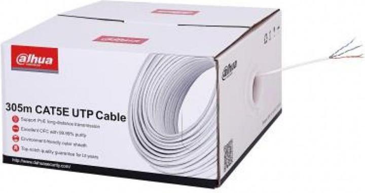 Dahua CABLE CAT5E UTP 305M WHITE/PFM920I-5EU-C (U/UTP, CAT5e, 305 m)
