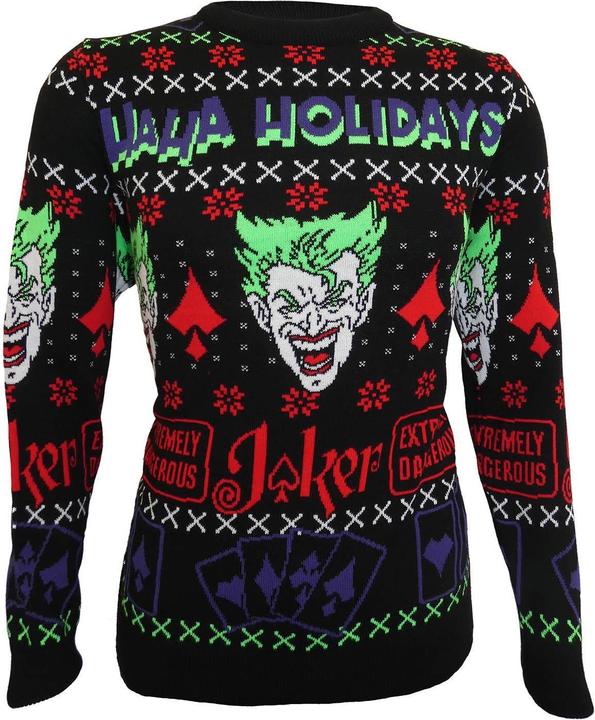 The Joker Haha Holiday Pullover weihnachtliches Design (S)