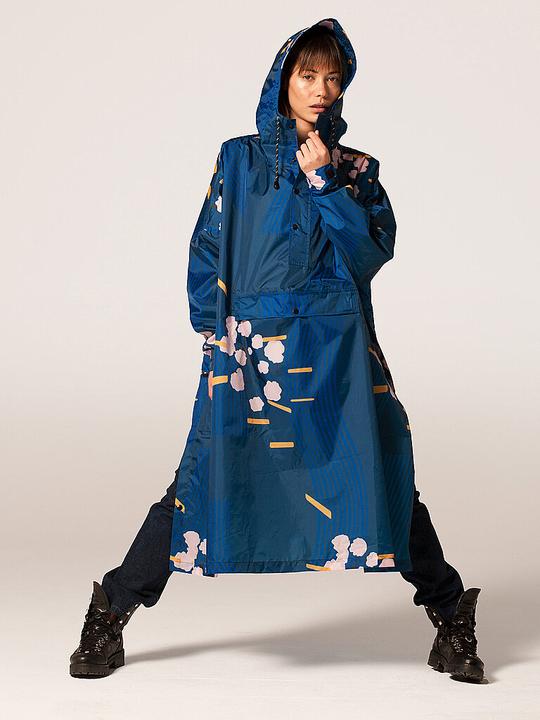Immagine prodotto Rainkiss Poncho con fiori giapponesi (Taglia unica)