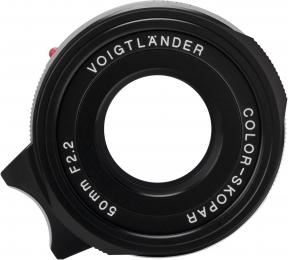 Actual product image Voigtländer Color-Skopar 50mm / 2.2 VM (M-Bajonett, full size)