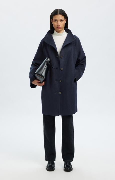 Actual product image Selected Femme Slfvinni Wool Blend Coat Noos (36)