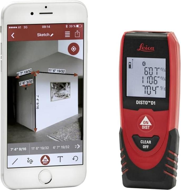 Image du produit Leica Geosystems Disto D1 (40 m, 635 nm)