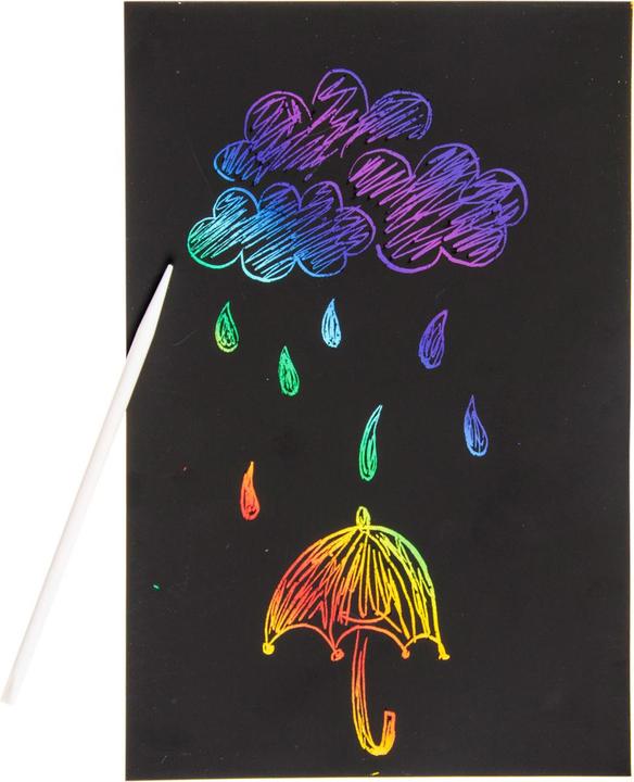 Actual product image LG-Imports Scratching set rainbow, 9 pcs.