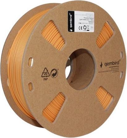 Image du produit Gembird Flashforge PLA-plus filament, "gold" metal color, 1.75 mm, 1kg (PLA+ LECTURE, 1.75 mm, 1240 g, Or)