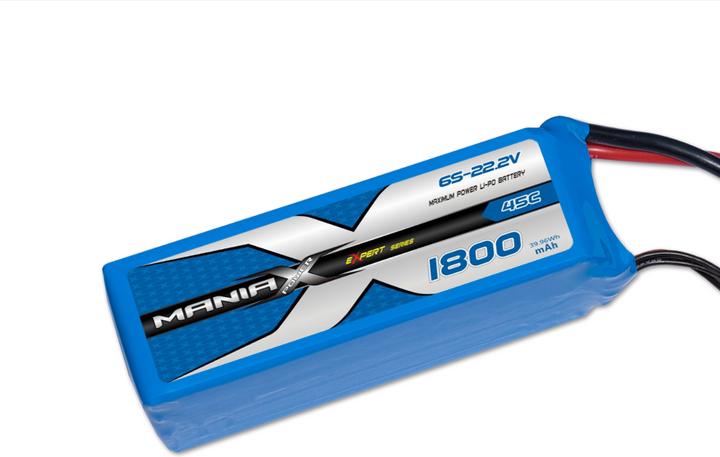 Image du produit ManiaX 45C eXpert 22.2V 1800mAh 45C XT60 (1800 mAh)