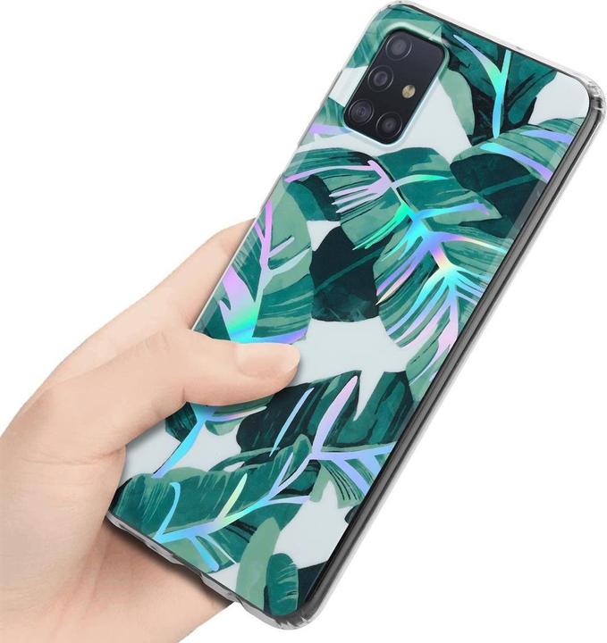 Produktbild Cadorabo IMD TPU Bunte Blumen & Blätter Cover (Samsung Galaxy M40s)