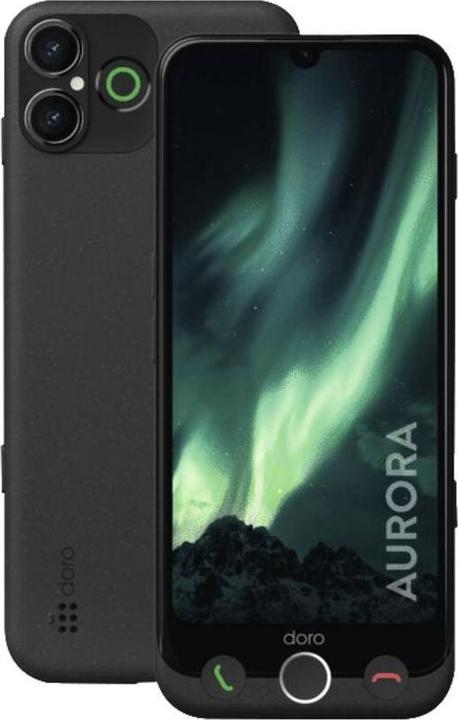 Actual product image Doro Aurora A30 (128 GB, Graphite, 6.10", Dual SIM, 5 Mpx, 4G)