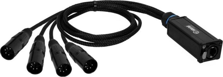 Produktbild Adam Hall 4 STAR CATBOX XM5 - Audio & DMX Adapter 5-Pol XLR Male x Cat.6a