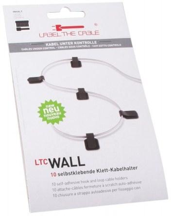 Image du produit Label-the-cable LTC Wall Velcro Cable Ties, pack of 10 (Serre-câbles en plastique, 90 mm, 10 pcs)