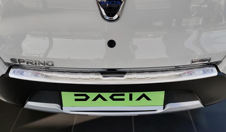 Produktbild Avisa Edelstahl Ladekantenschutz für Dacia Spring Elektro ab 2021 bis heute (Heck)