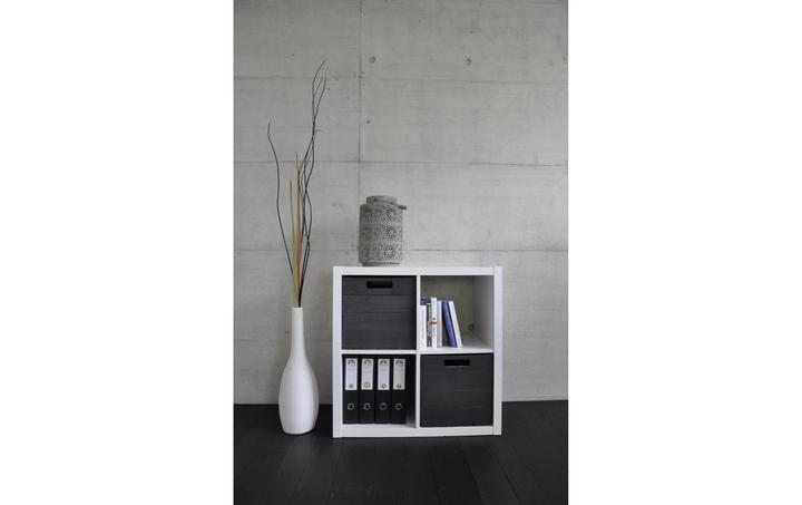 Actual product image Holz Zollhaus Storage Box Vintage Black 33 x 38 cm (32.5 x 32.5 x 37.5 cm, 39.61 l)