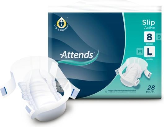 Actual product image Attends Slip 8 Active (28 x, L)
