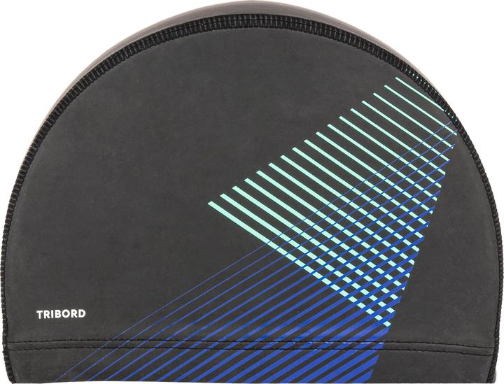 Actual product image Nabaiji Badekappe Stoff beschichtet Gr. M - Tria schwarz