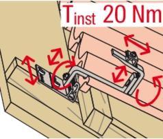Actual product image Fischer Dachhaken RH 52-67 HB AL (Solar connector)