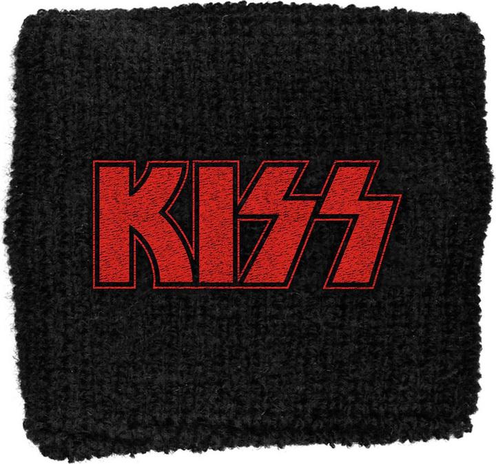 KISS Stoffarmband Logo (20% Elastan, 80% Baumwolle)