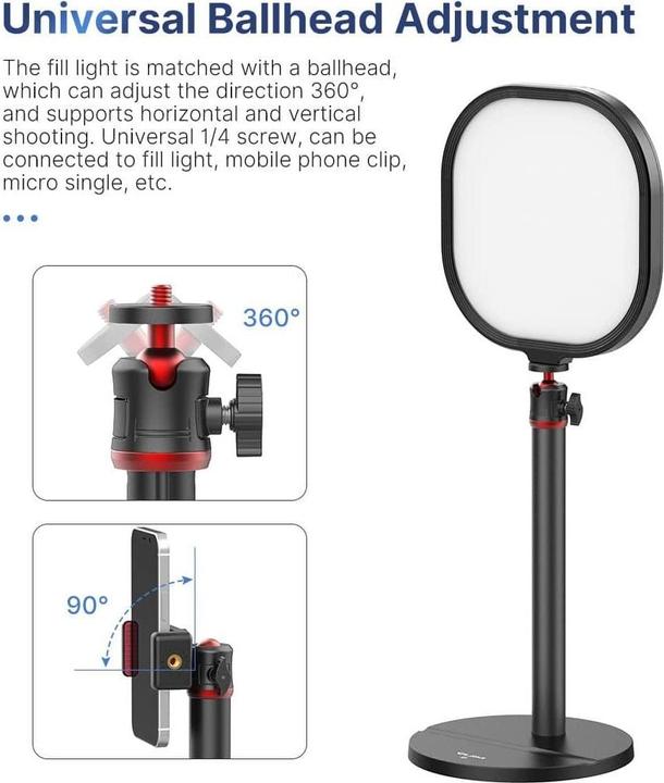 Actual product image Vijim K7 (Video light)