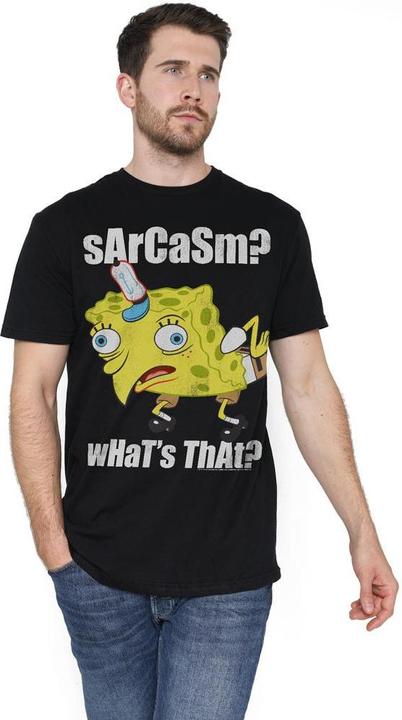 Produktbild Spongebob Squarepants Sarcasm Meme TShirt (4XL)