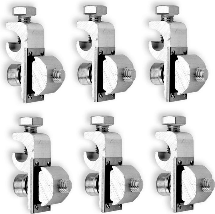 Actual product image Offgridtec Earthing clamps for PV modules 6 pcs.