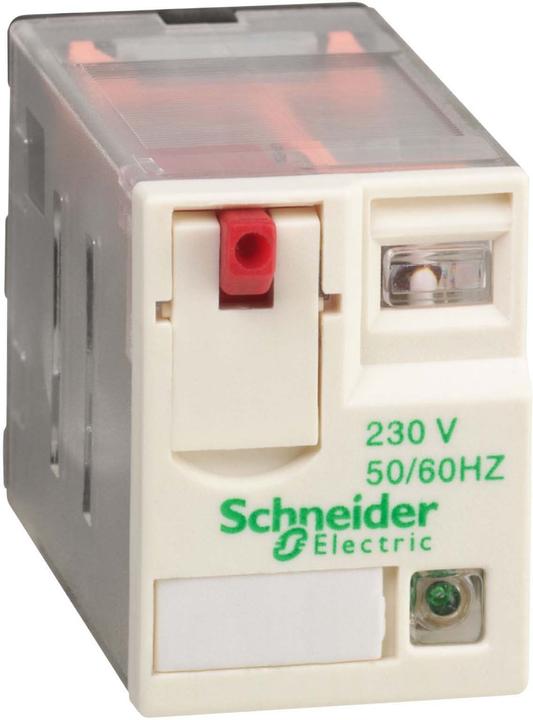 Actual product image Schneider Electric 14 pin relay 230 Vac coil 4PDT,6 A w/led