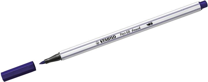 Produktbild STABILO Pen 68 brush Premium-Filzstift (Blau, 1 x)